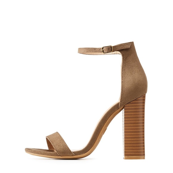 SOLD Monica Ankle Strap Wooden Block Heel Sandals - Picture 3 of 4